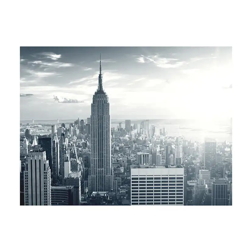 Fantastisk vy till New York Manhattan soluppgången 300x231 Storlek: 300x231 cm