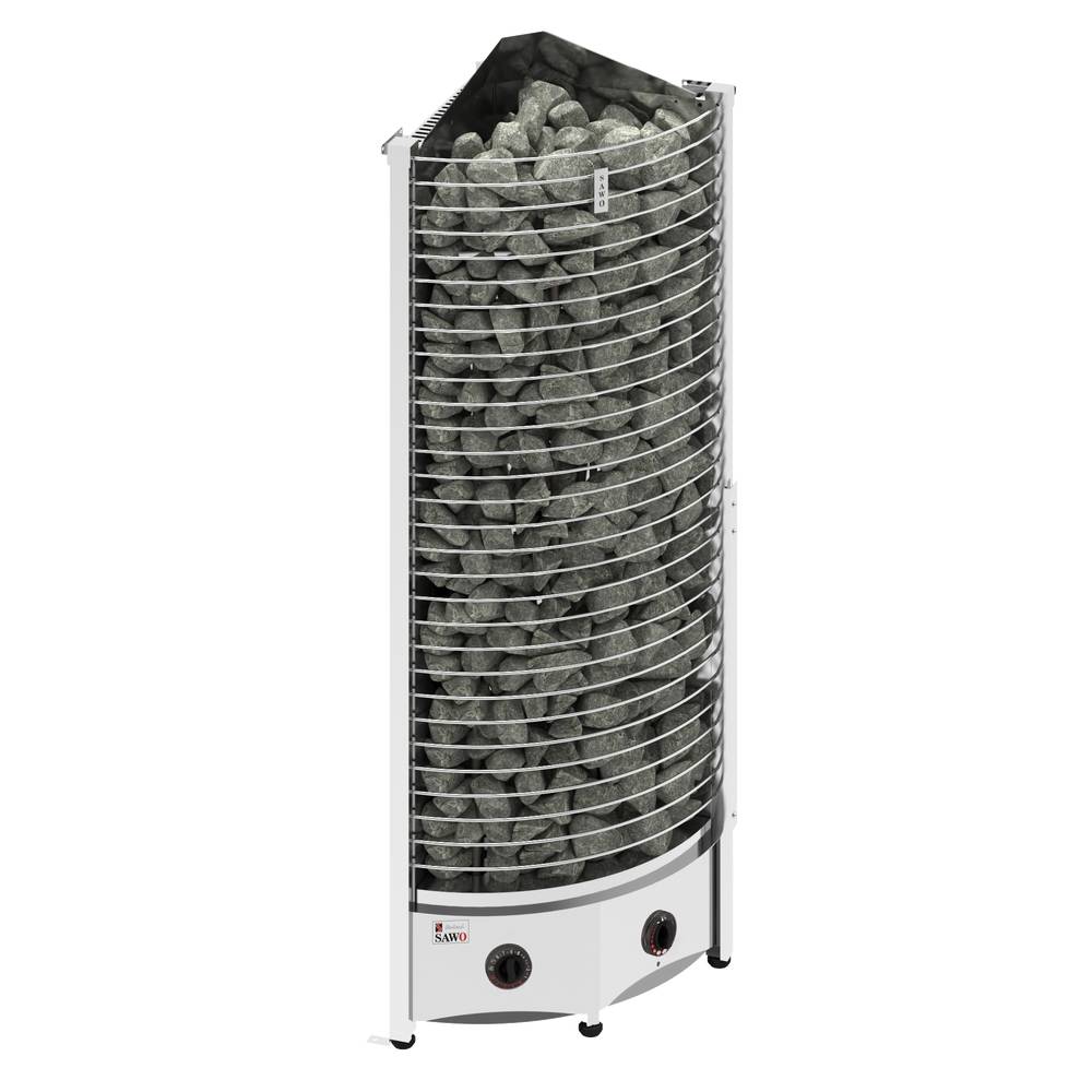 Bastuaggregat Sawo Tower Hörn TH6 90NB 9,0 kW TH6-90NB-CNR-P NB, inbyggd styrning (inkl. timer och termostat), 9 Kw