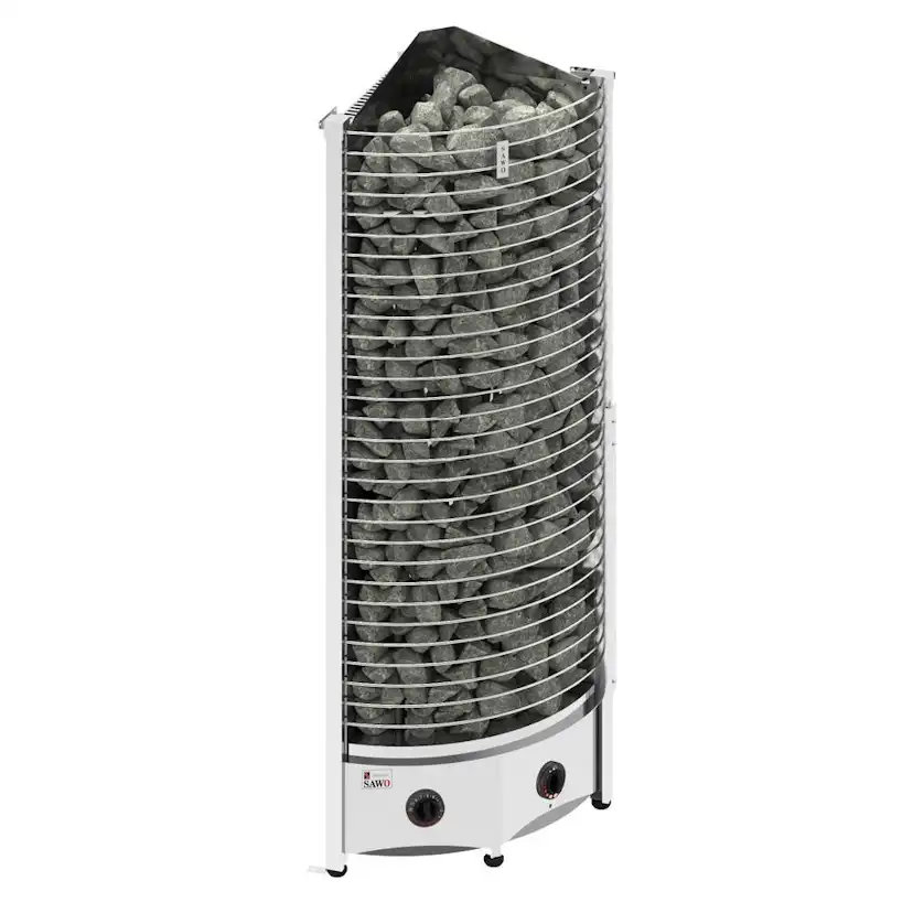 Bastuaggregat Sawo Tower Hörn TH6 90NB 9,0 kW TH6-90NB-CNR-P NB, inbyggd styrning (inkl. timer och termostat), 9 Kw