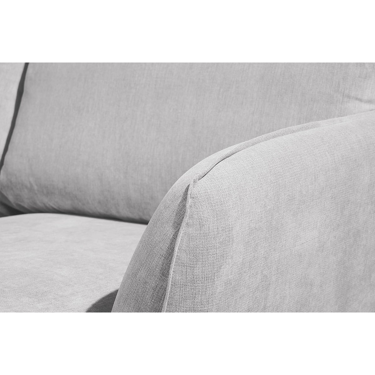 Trend Lyx U-soffa med Divan Höger Ljusgrå
