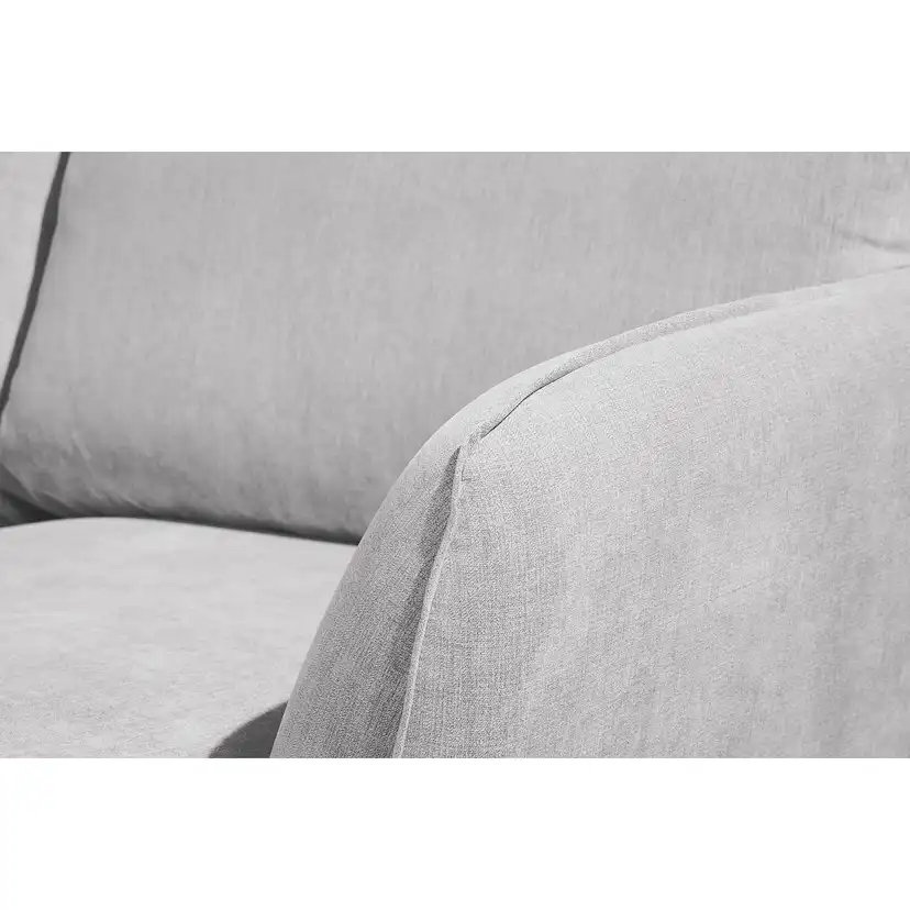 Trend Lyx U-soffa med Divan Höger Ljusgrå