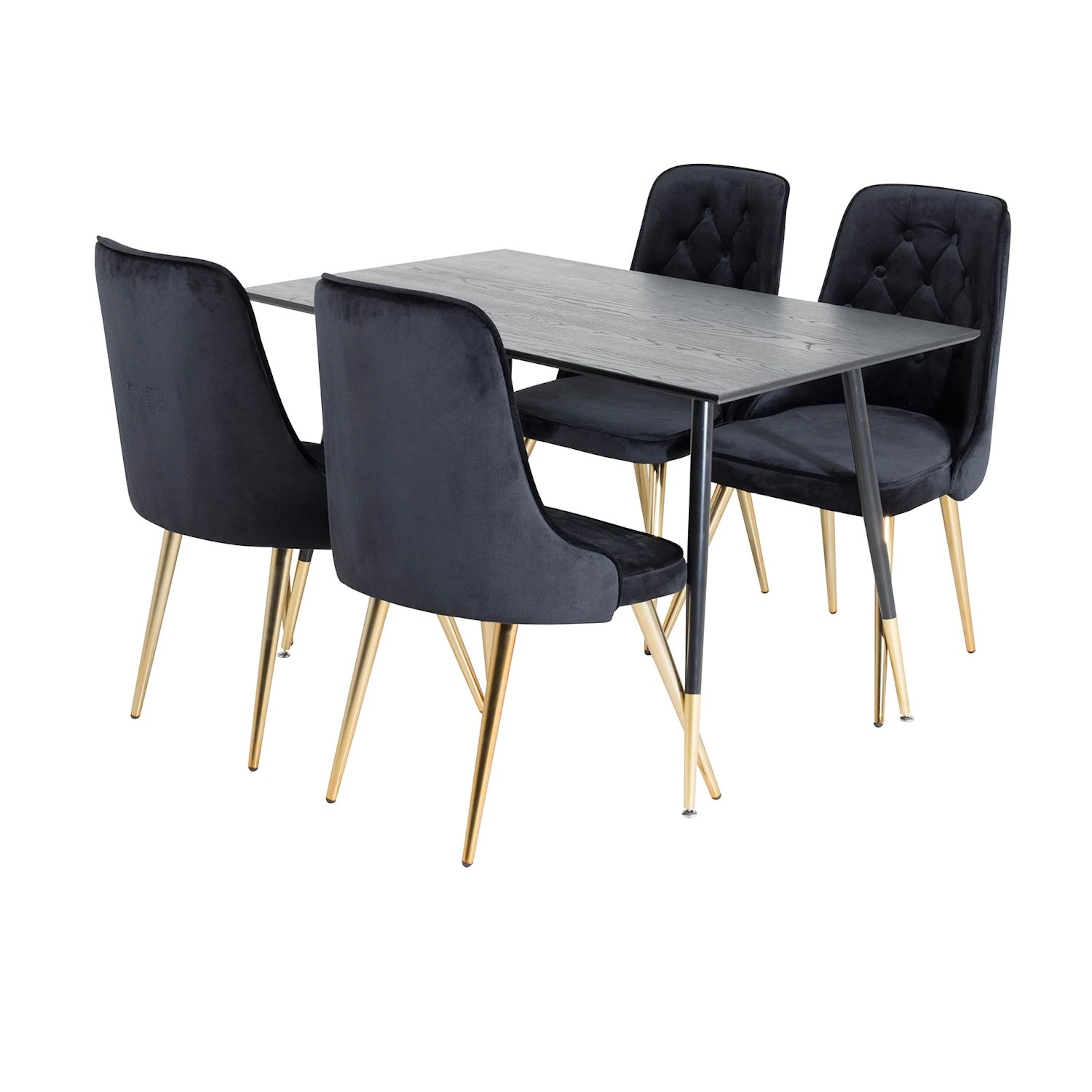 Svart/Mässing/Svart