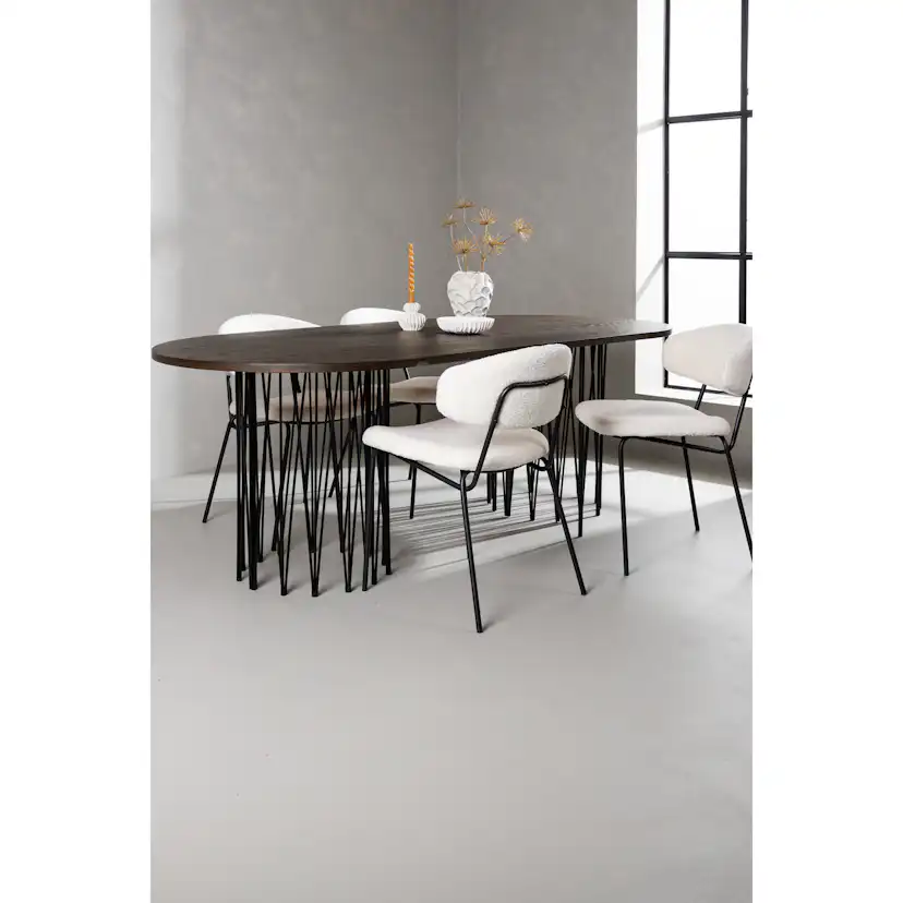 Matgrupp furniture/fashion Stone med 4 Chico Stolar