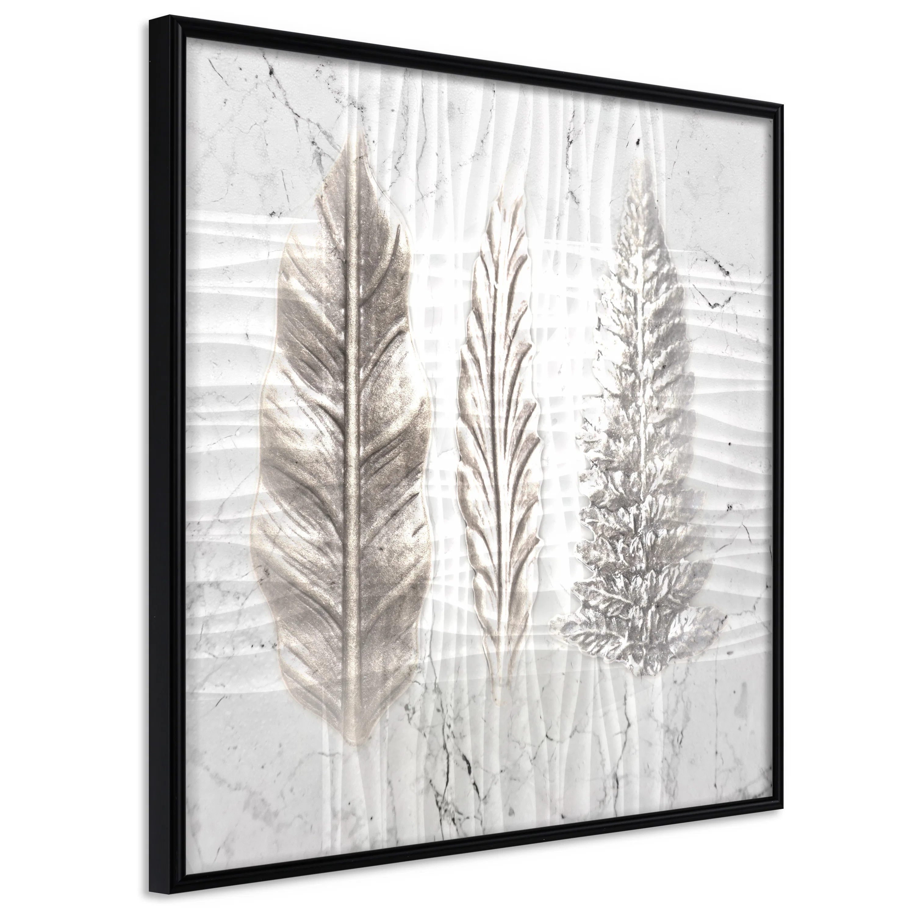 Poster Artgeist Affisch Three Leaves