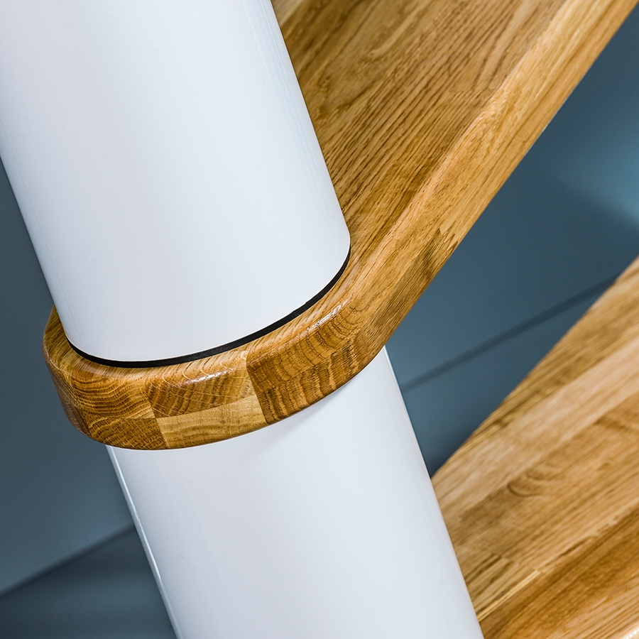 Spiraltrappa Byggera Euro Design Vit