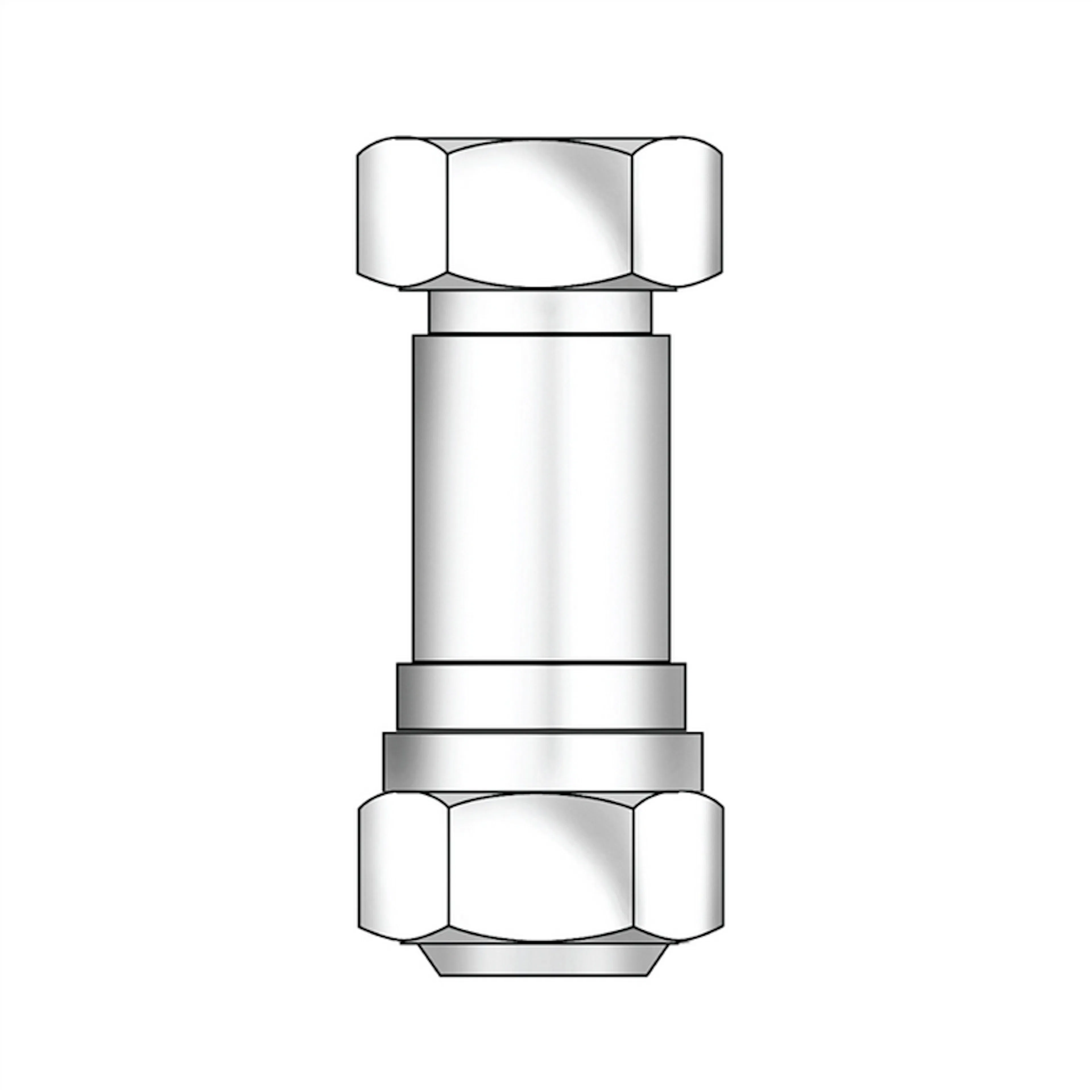 Förlängningskoppling MMA M22X15 för 15 och 12 Rör