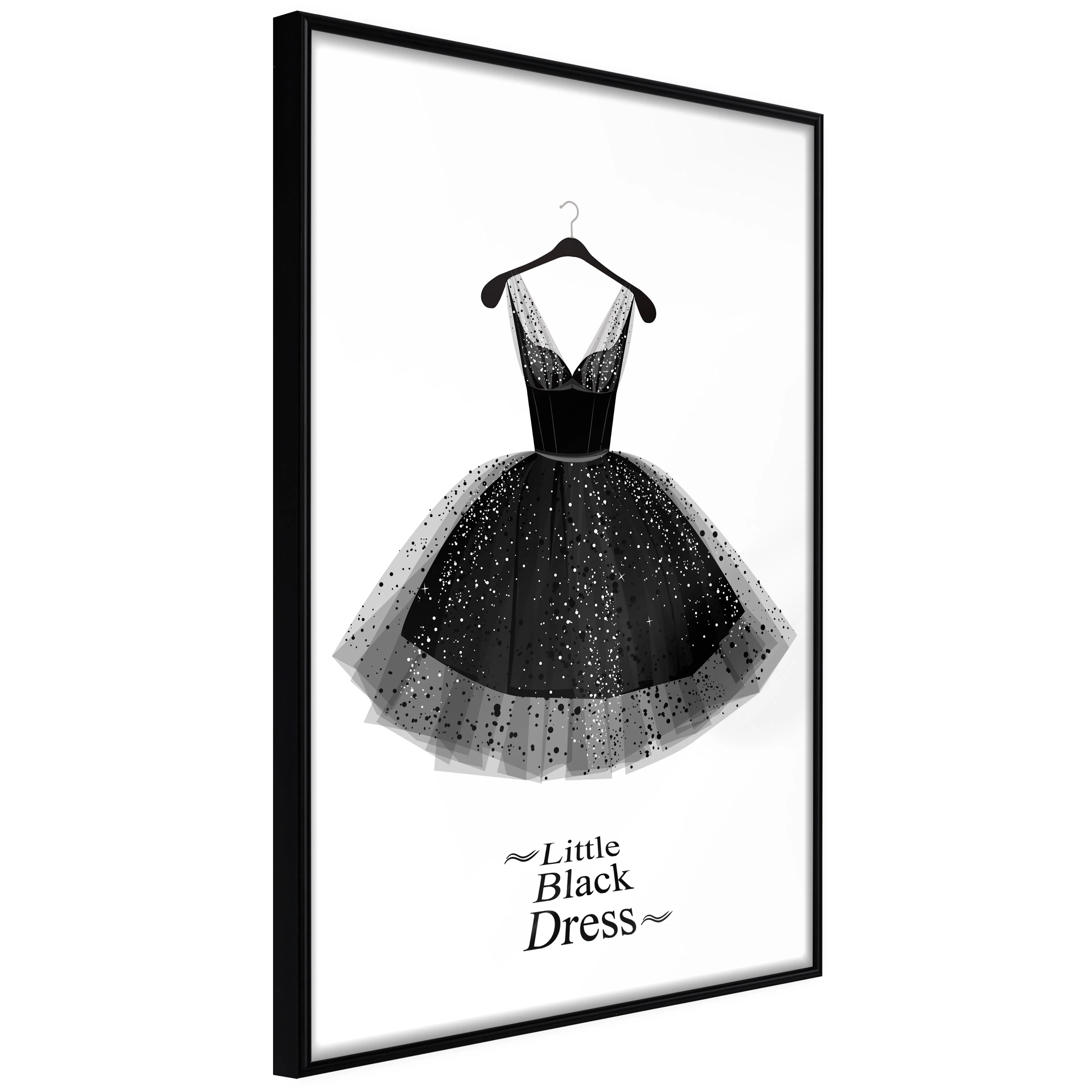 Affisch - Little Black Dress [Poster] 40x60 Svart ram, 40x60 cm