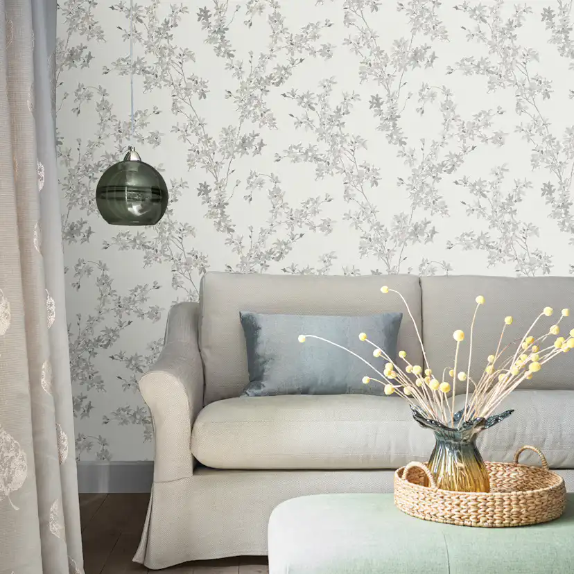 Tapet Laura Ashley Forstyhia Steel