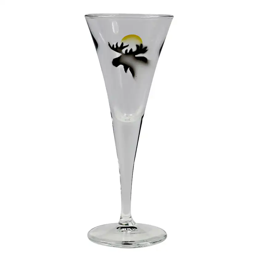 Spetsglas Nybro Crystal Älg 6 cl