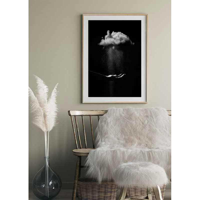 Poster Gallerix Rain In Dark