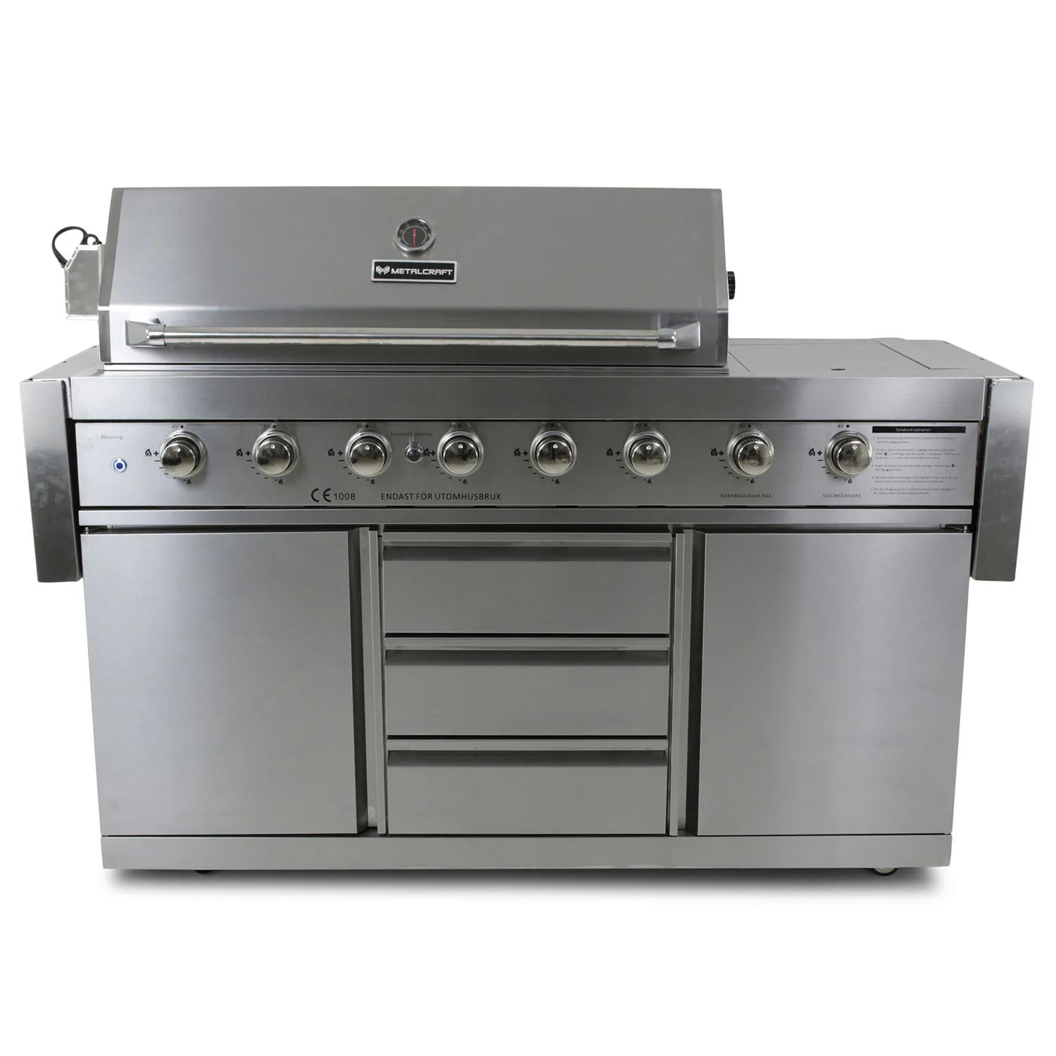 Gasolgrill Metalcraft New Orleans Blackline