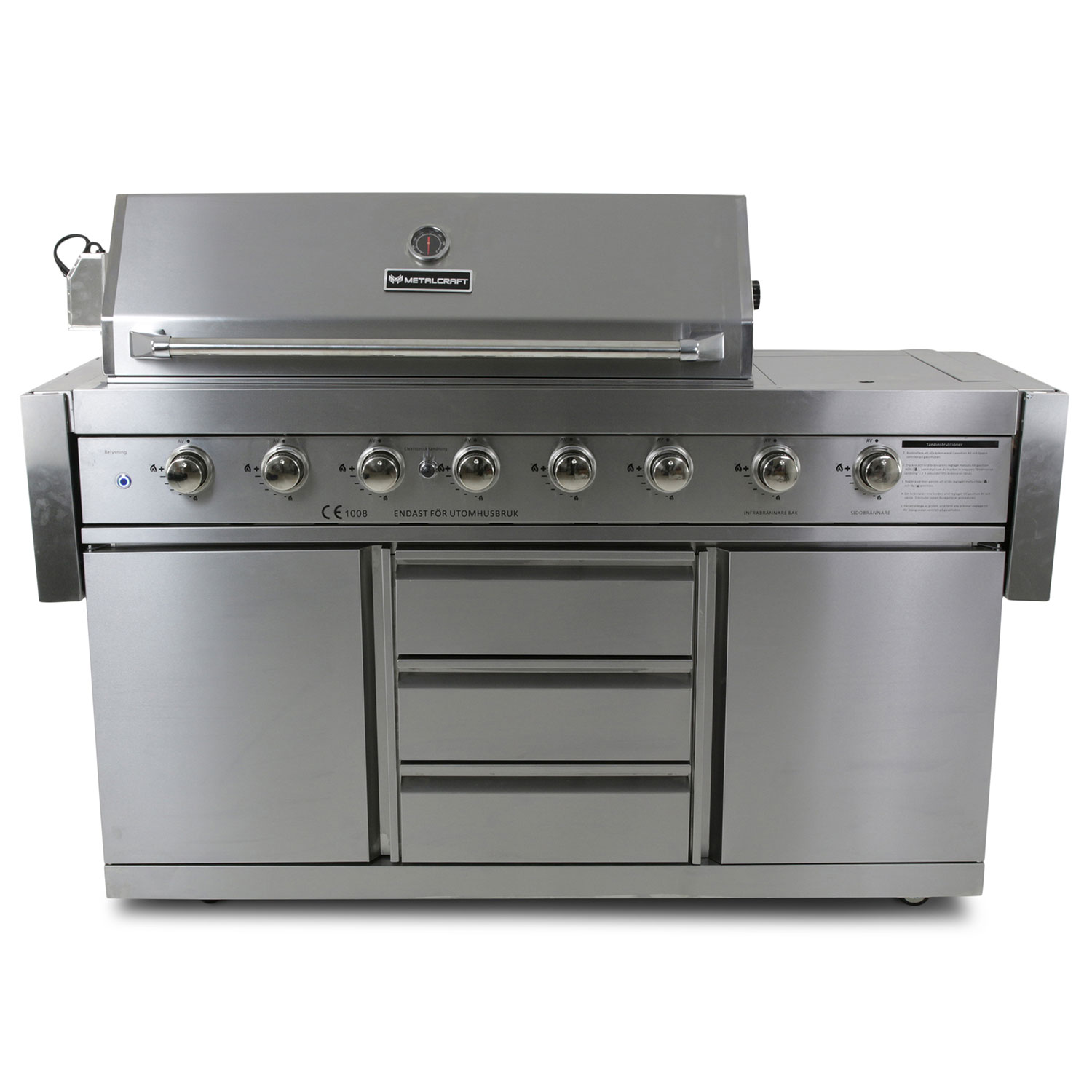 Gasolgrill Metalcraft New Orleans Blackline