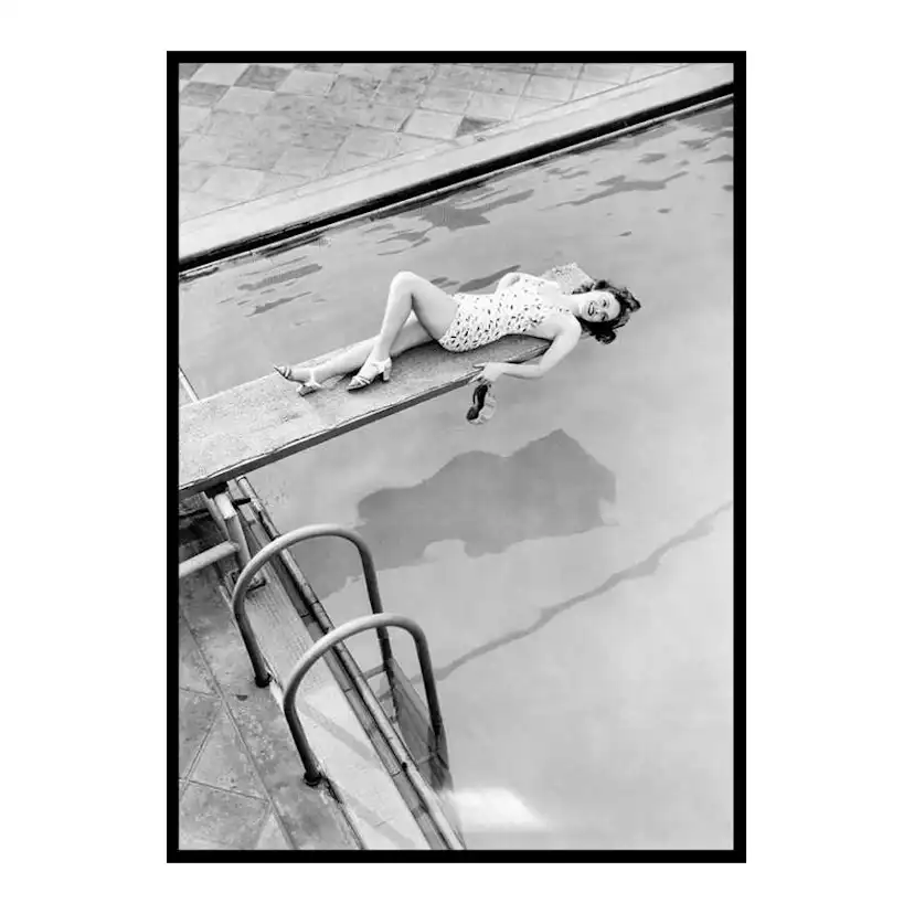 Poster Gallerix Vintage Pool