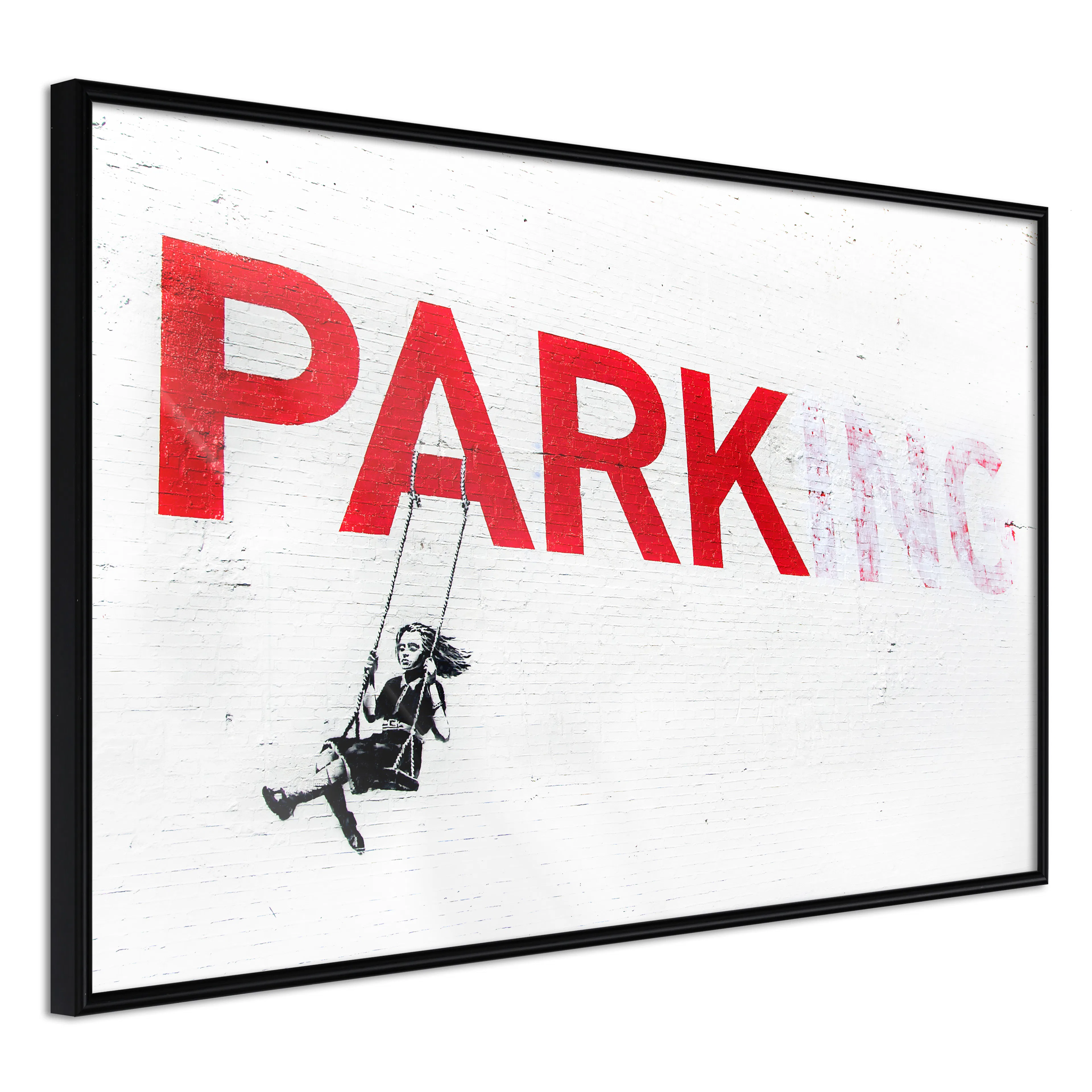 Affisch - Park-ing [Poster] 60x40 Svart ram, 60x40 cm