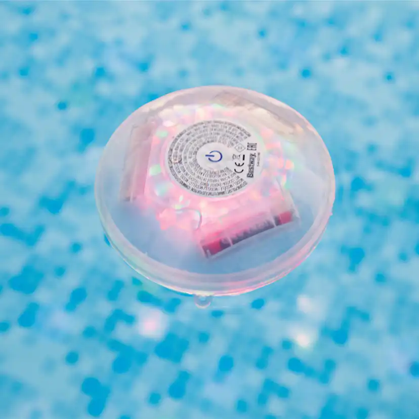 LED-Lampa Bestway Flytande Lampa med Flerfärgsläge till Pool