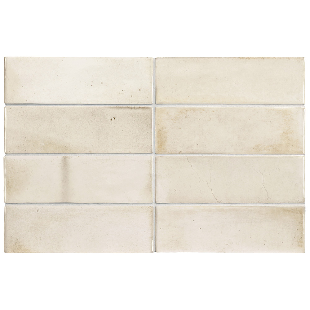 Kakel Lhådös Hanoi White 6,5x20 cm