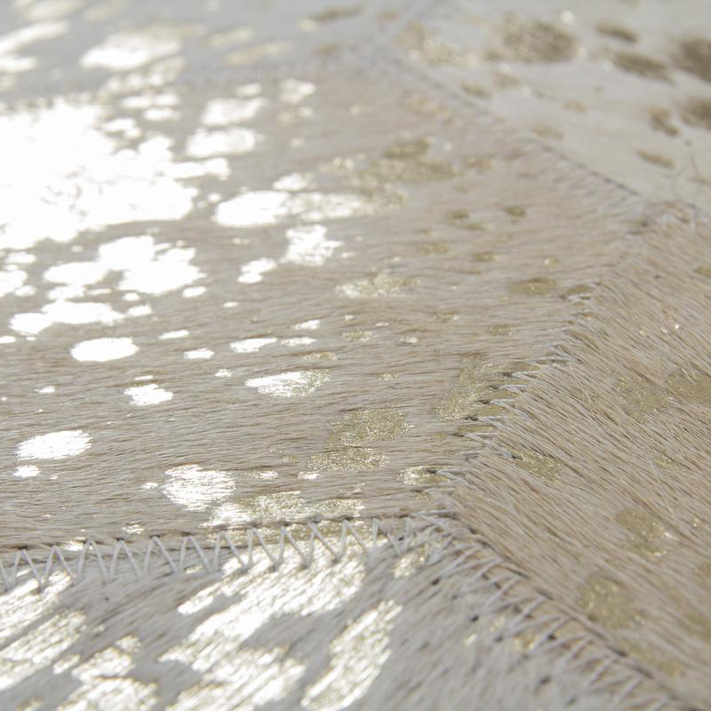 Tashthton Matta Pot Elfenben/Guld 120x170 cm 120x170 cm