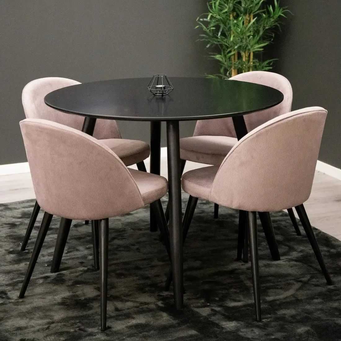 Rosa/Svart