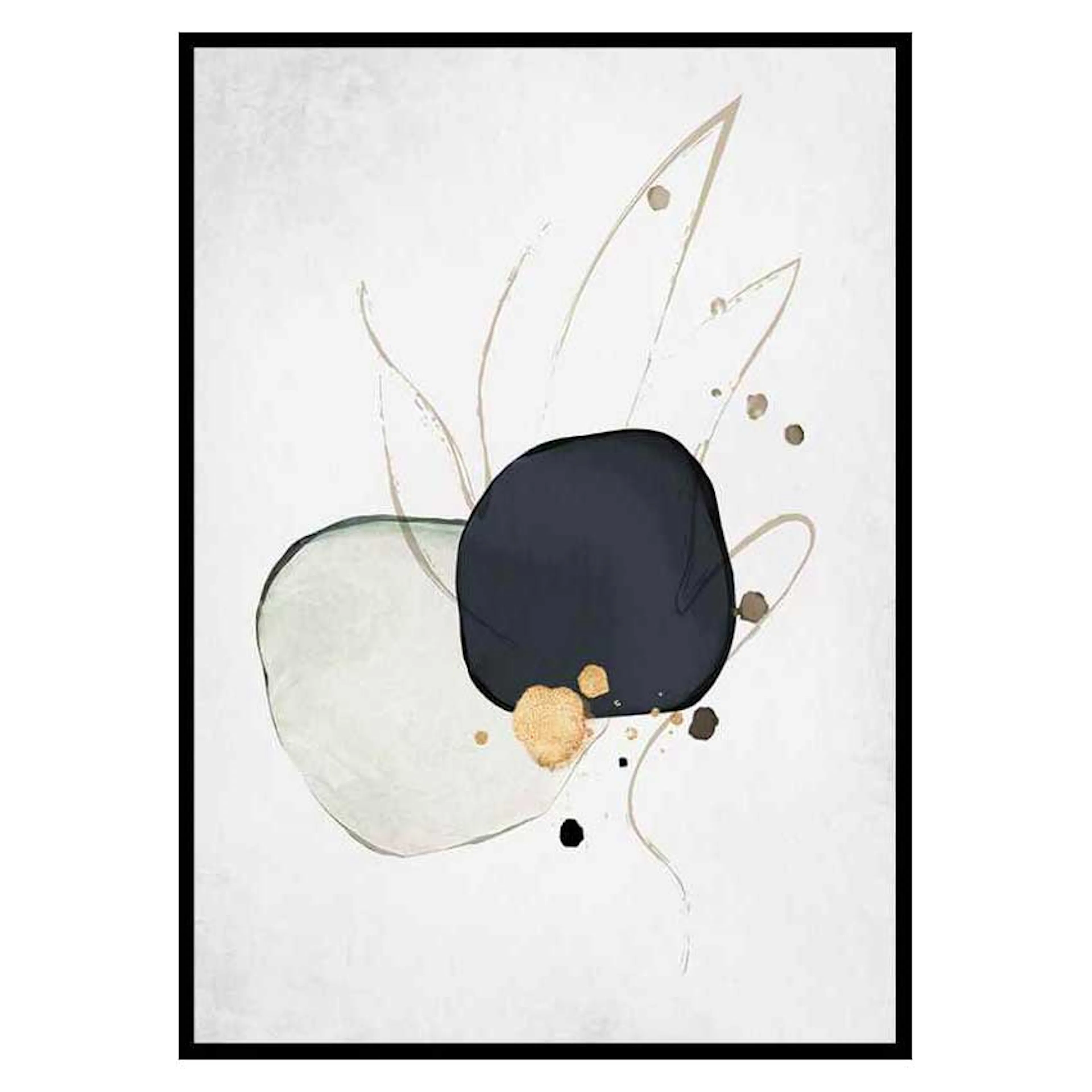 Poster Gallerix Abstract in Layers No1