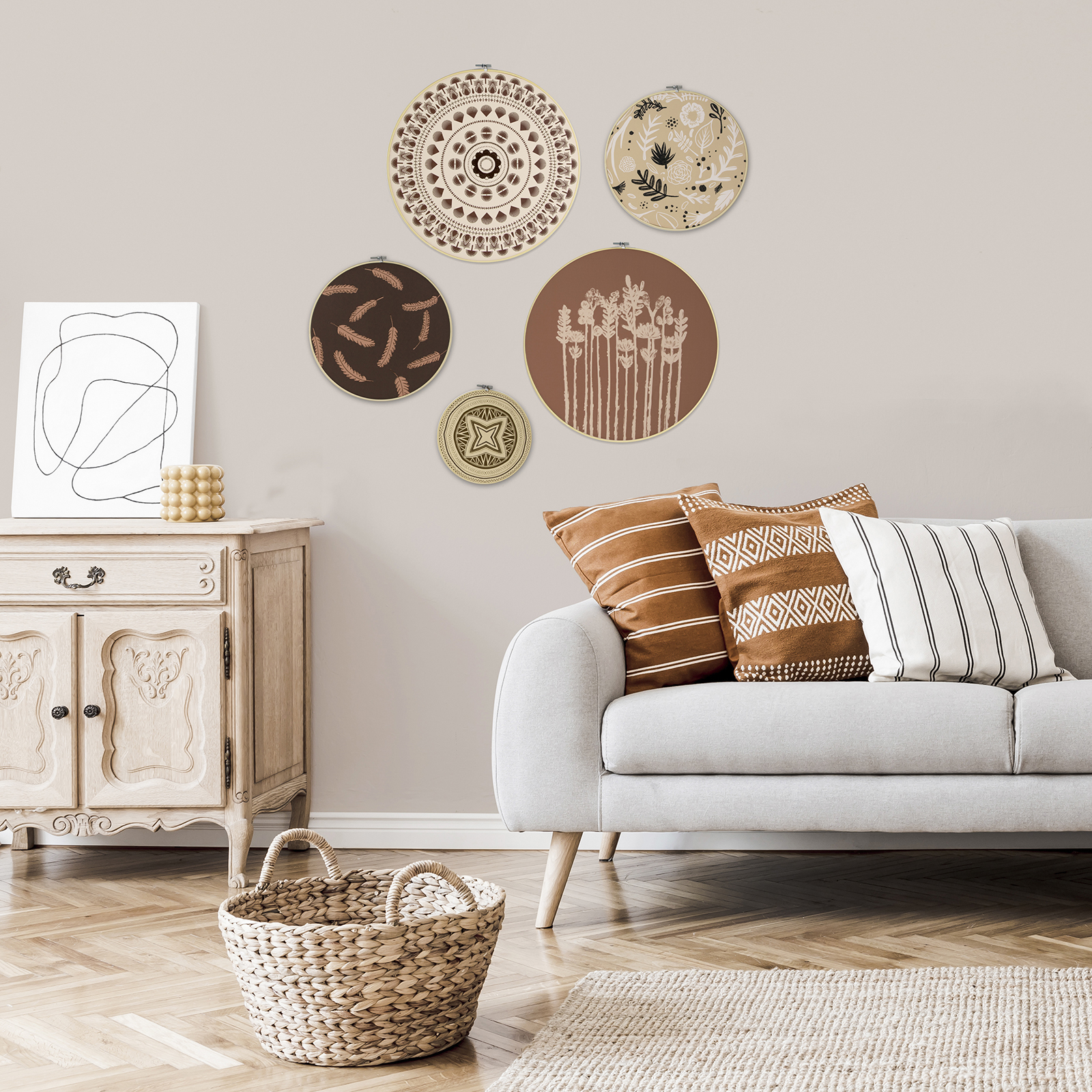 Väggdekor Art for the Home Ibiza Vibes Set