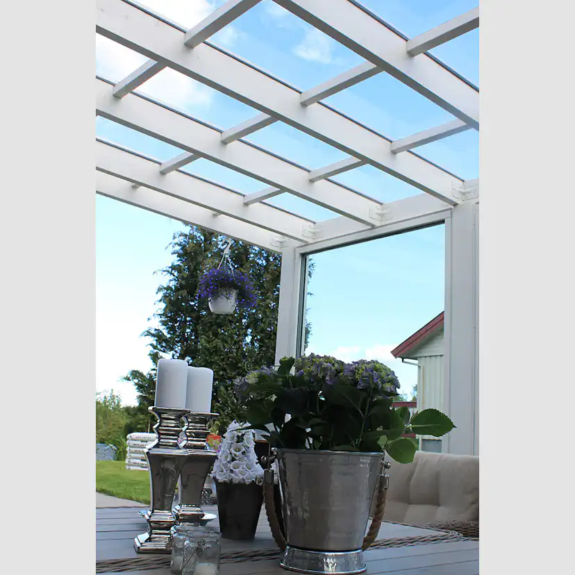 Plastmo SunGlaze komplett tak KLAR LxBxT: 3600x1265x4 mm