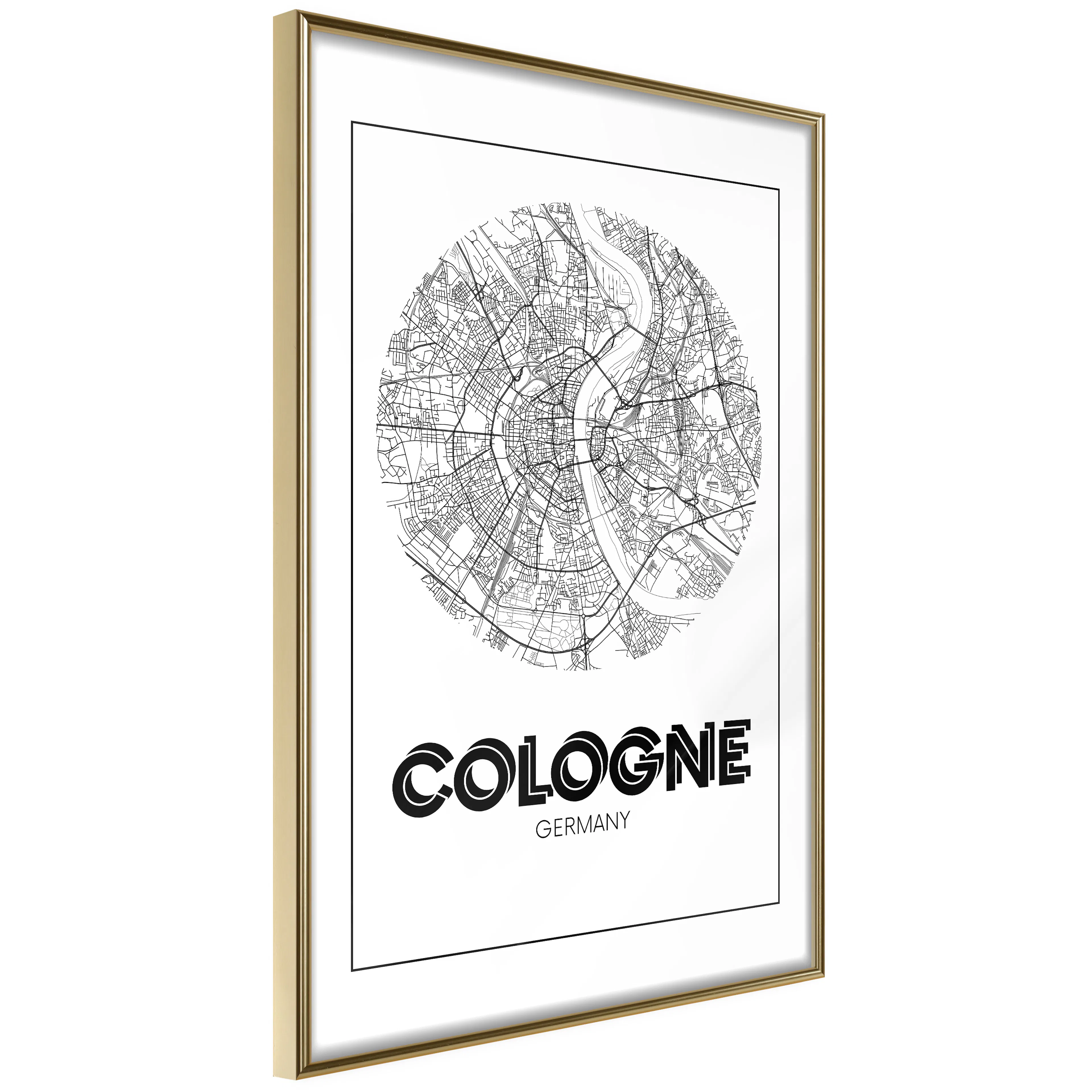 Poster Artgeist Affisch Retro Cologne