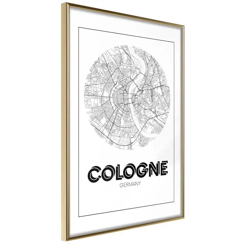 Poster Artgeist Affisch Retro Cologne