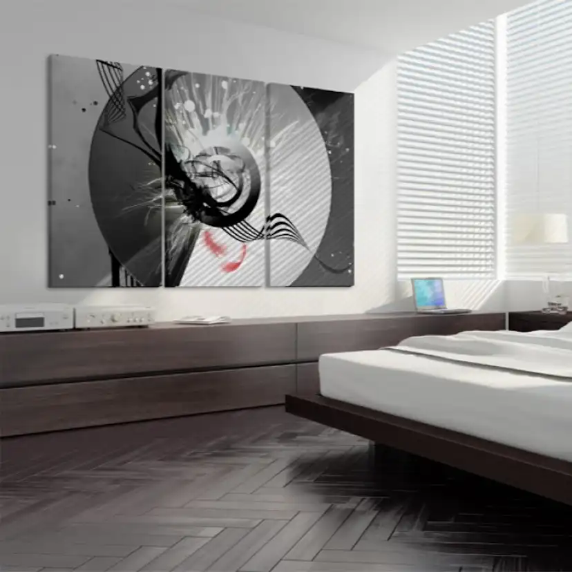 Tavla Arkiio Metal Circle & Red Feathers