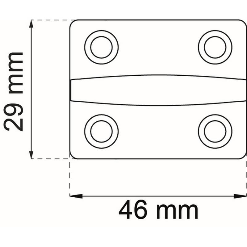 Styrklack Habo SF-40/70/75 för Skjutdörrsbeslag SF-40, SF-70 och SF-75
