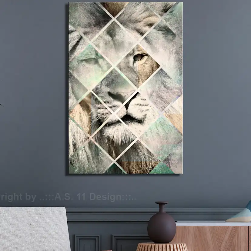 Tavla Arkiio Lion on The Chessboard