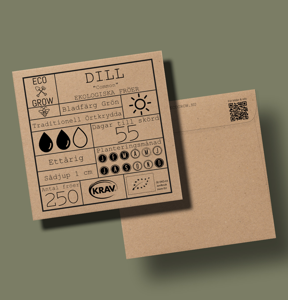 Fröpåse Eco Grow Dill  Common