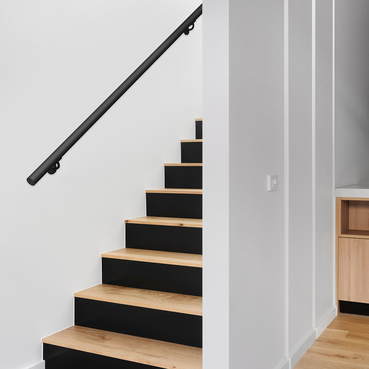 Ledstångskit Dolle Clean Black