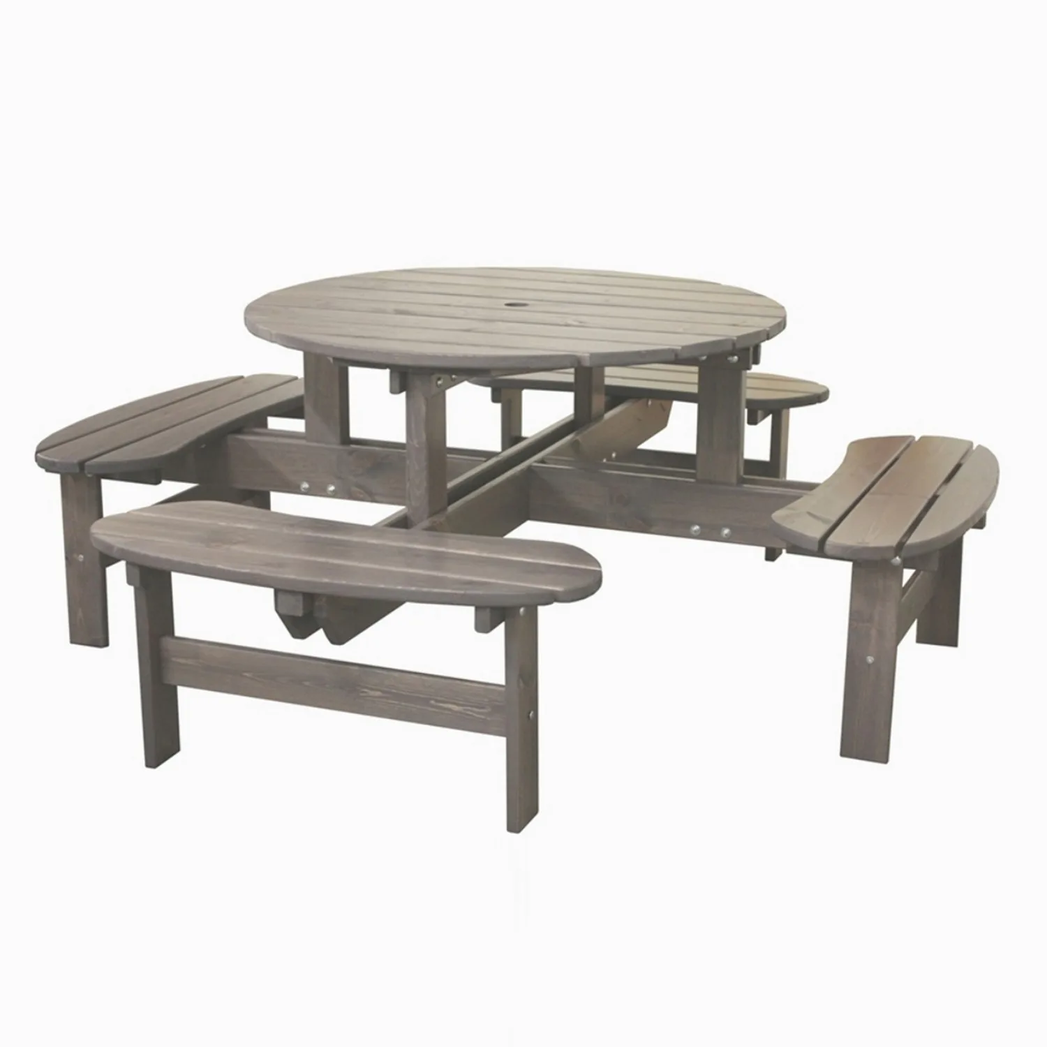 Bänkbord Baltic Garden Round Picknick