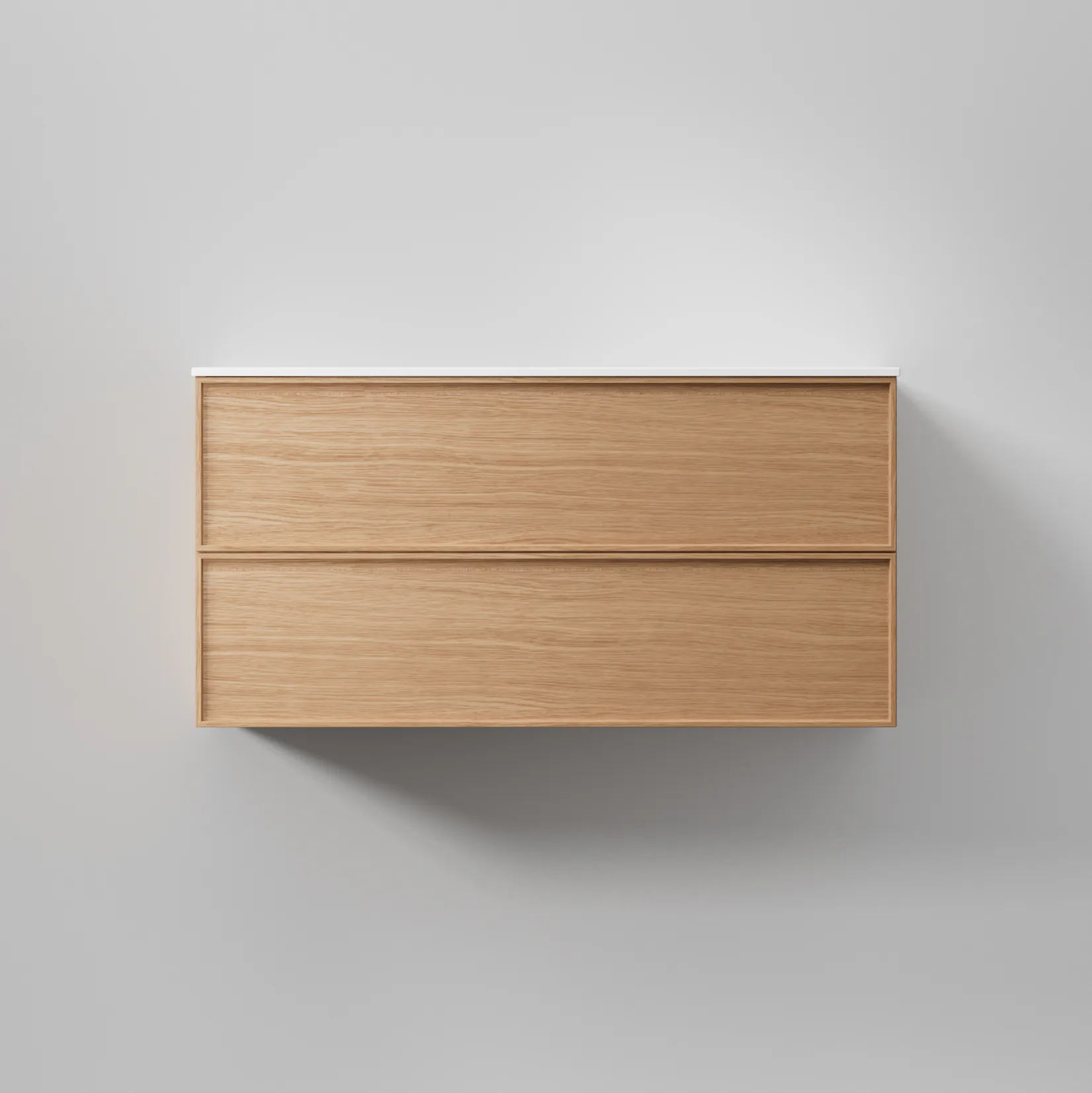 Kommod Core Nema 100 Natural Oak, 2 Lådor Natural Oak, 1000x456x500 mm