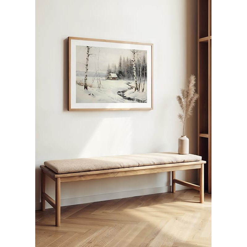 Poster Gallerix Cottage Winter Landscape