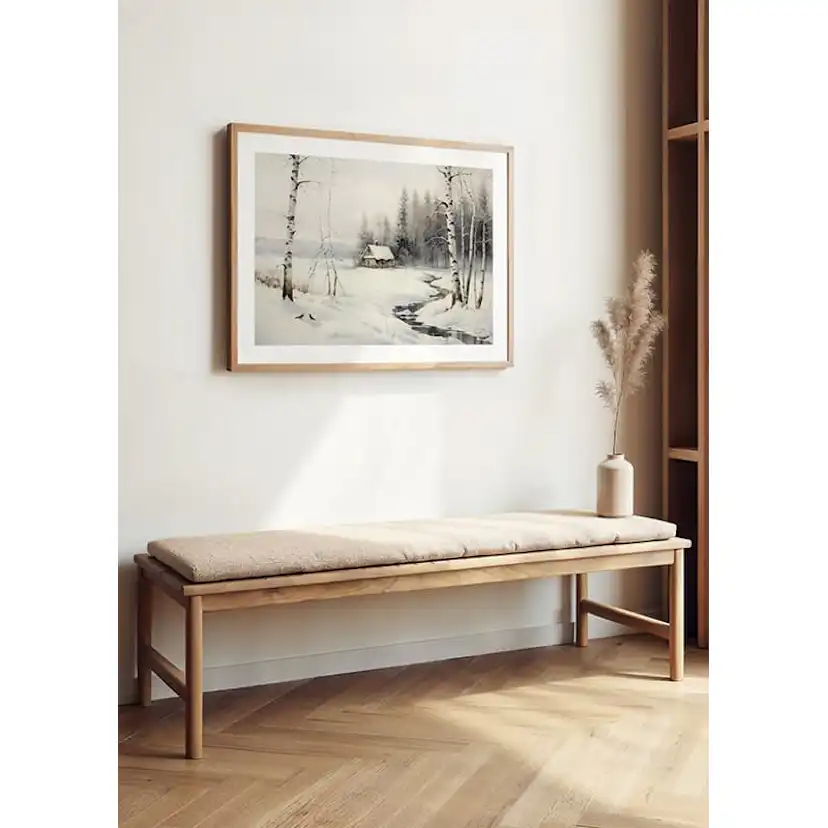 Poster Gallerix Cottage Winter Landscape