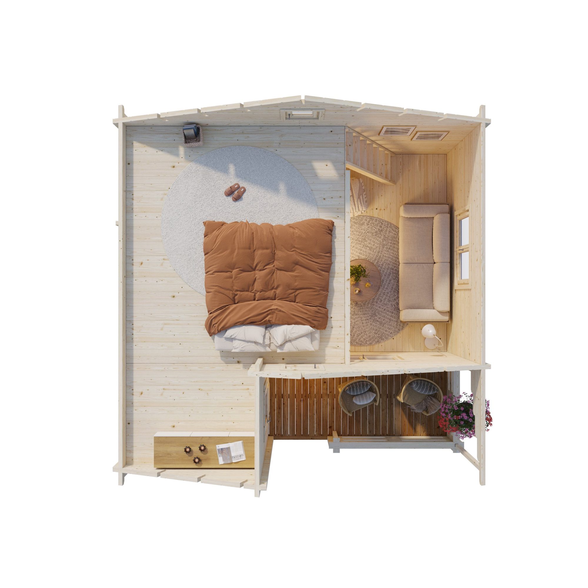 Stuga Palmako Emily 40,1+5,2 m2