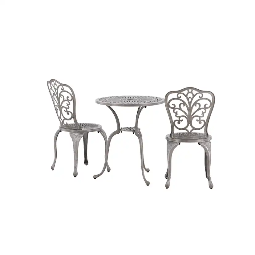 Cafégrupp Venture Home Nandin ø60 cm med 2 Stolar