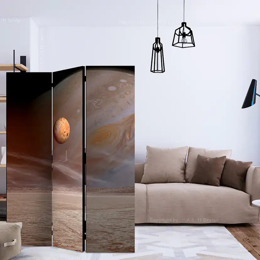 Rumsavdelare Skärmvägg Arkiio A Small And A Big Planet 135x172 cm