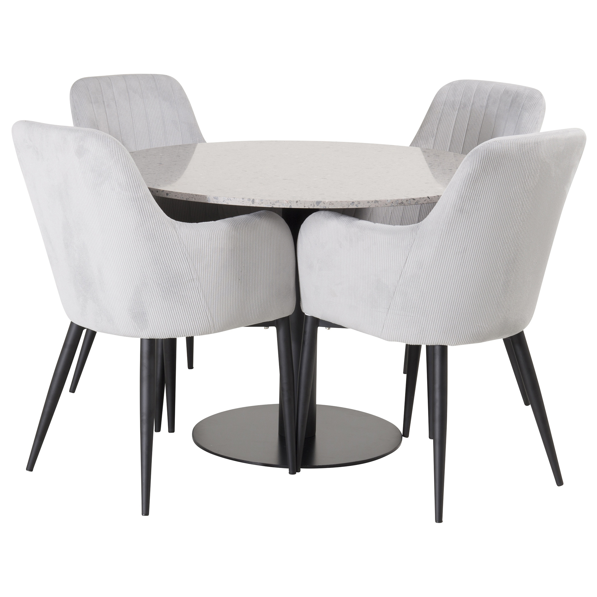 Matgrupp Venture Home Roxanna med 4 Corina Stolar