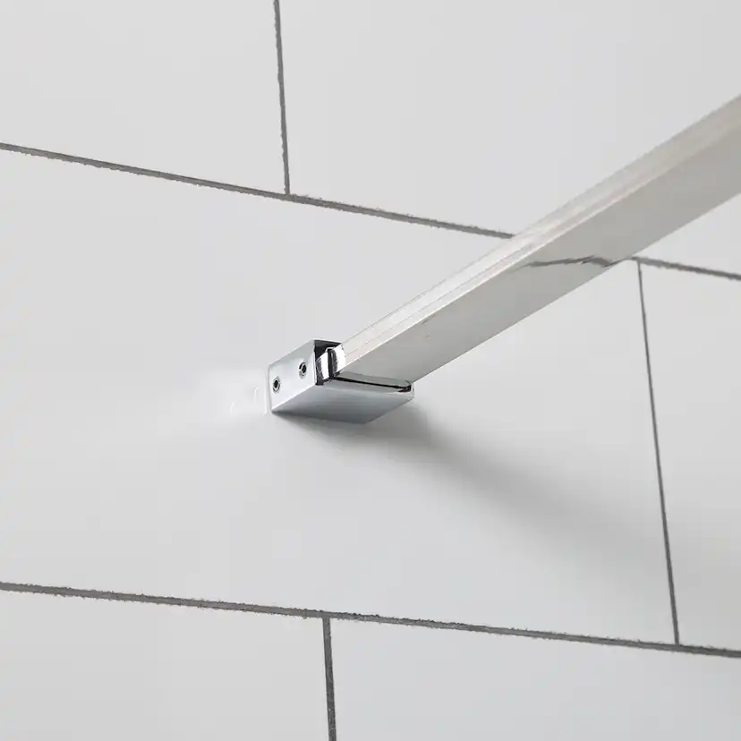 Duschdörr Bathlife Mångsidig Rak Vägg + Rak Dörr Mellan Vägg Delvis Frostat Glas