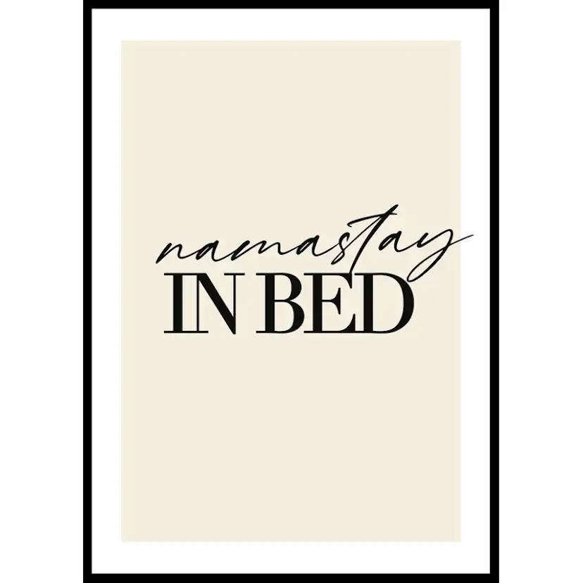 Poster Gallerix Namastay In Bed No3
