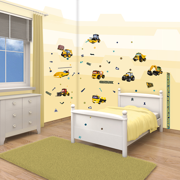Väggdekor Walltastic My 1st JCB 43152