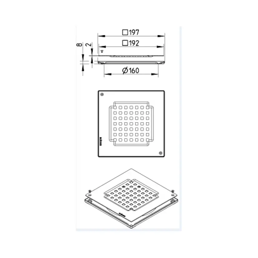 Golvbrunnssil Blücher Klinkerset Vienna 200x200