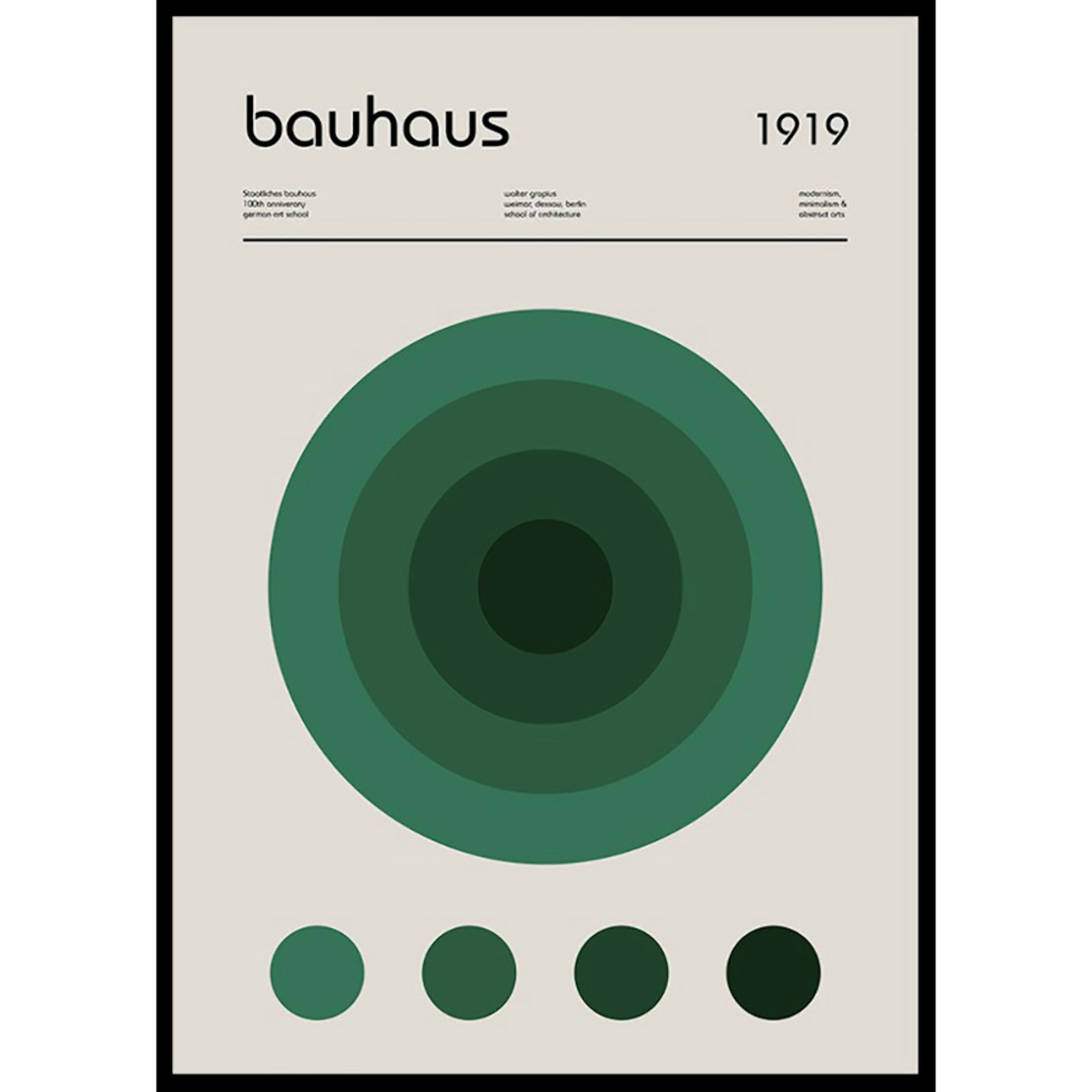 Poster Gallerix Bauhaus Art No18