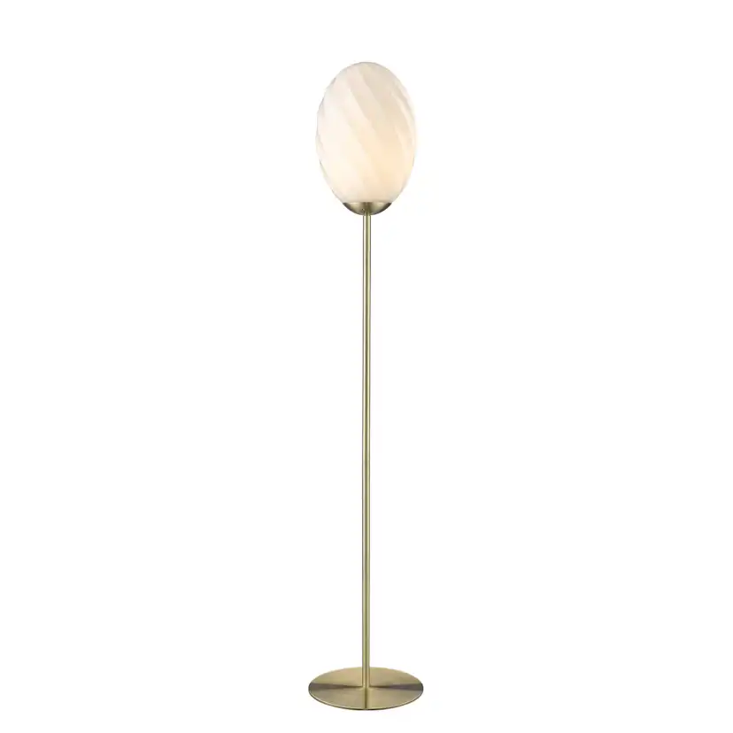 Golvlampa Halo Design Twist Oval Opal G9