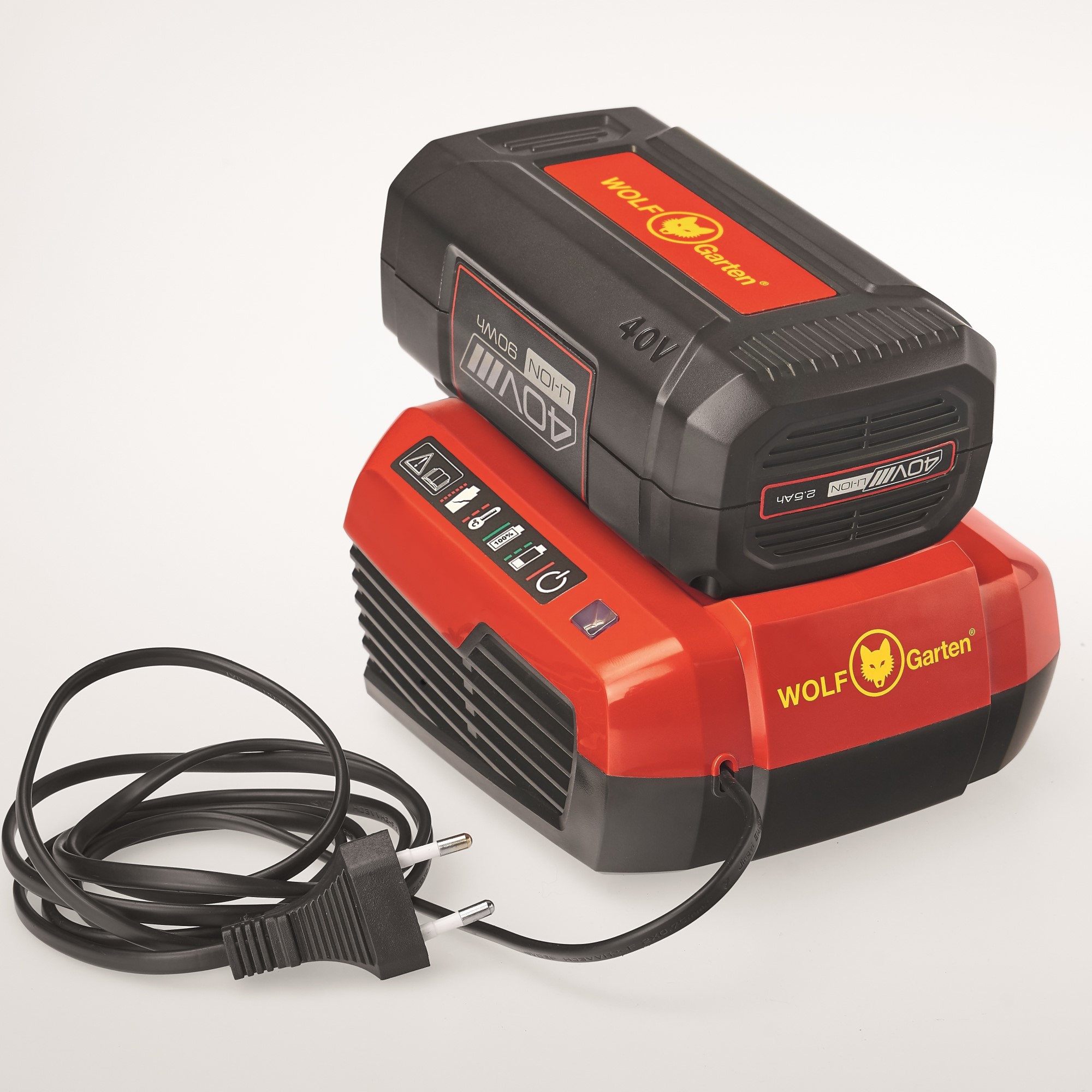 Lövblås WOLF-Garten Lycos 40/7480V inkl. Batteri