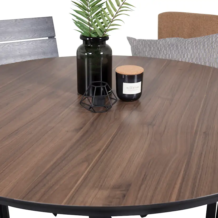 Matgrupp Venture Home Lea Ø 120 med 6 Lova Stolar