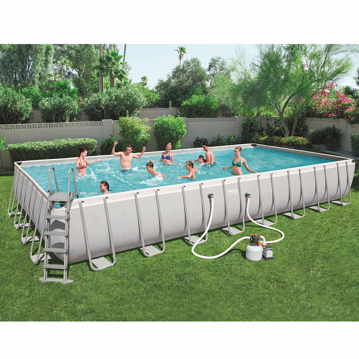 Poolpaket Bestway Power Steel 9,6 x 4,9 m