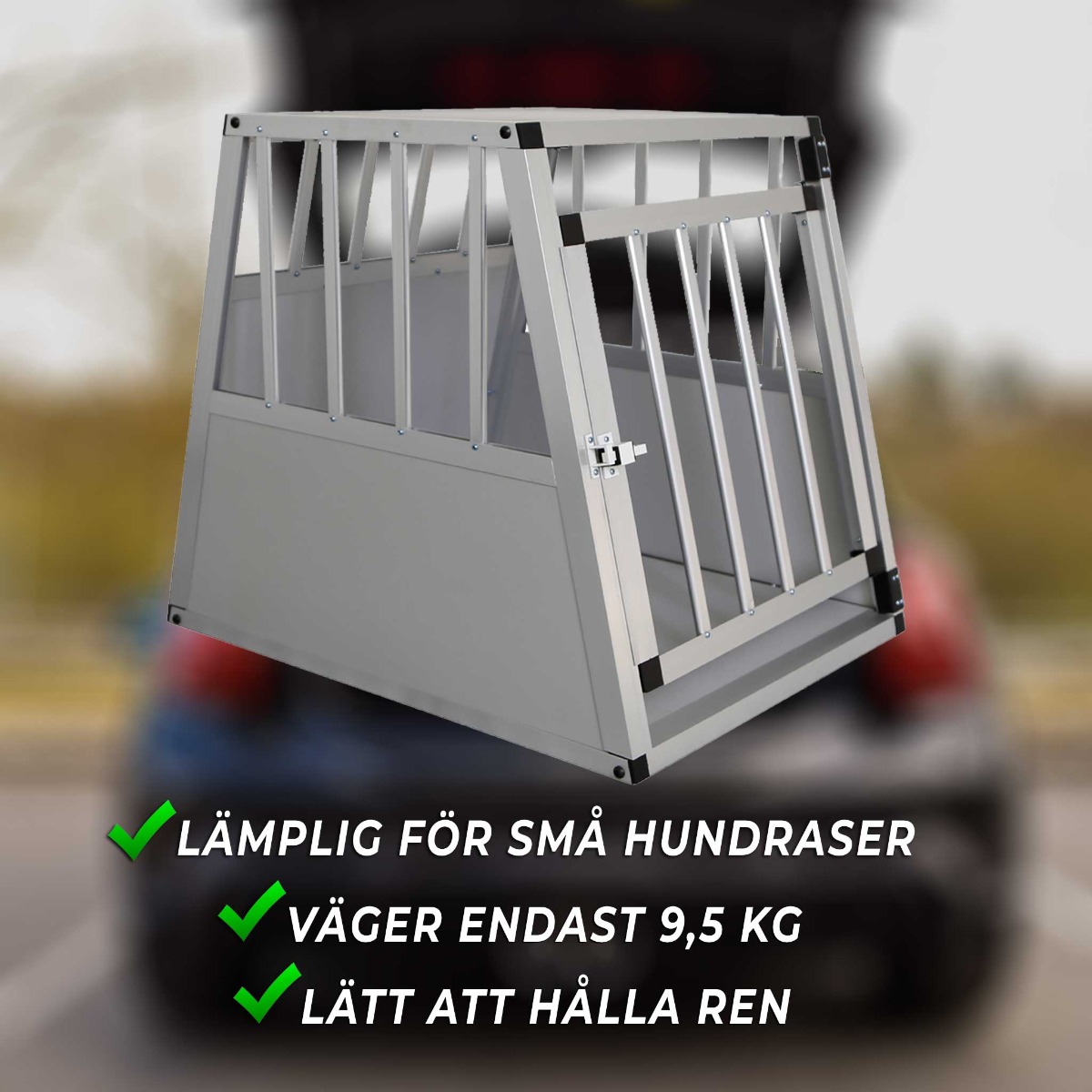 Hundbur Trekker S 54x69x60 cm